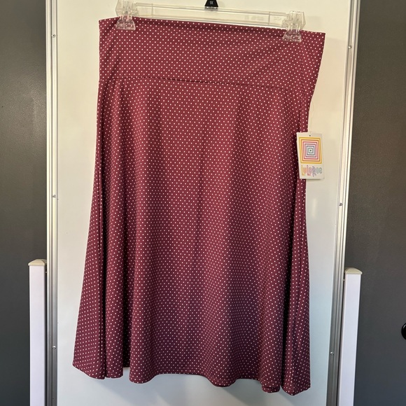 LuLaRoe Midi Skirt 2X (17" W laid flat) - Picture 1 of 4